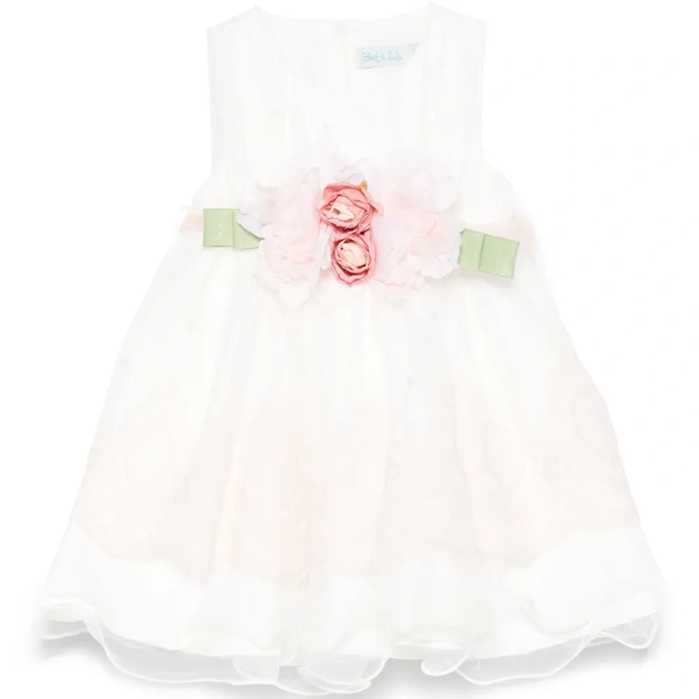 Платье из тюля с вышивкой