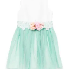 Платье со вставками