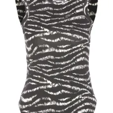 Топ с зебровым принтом