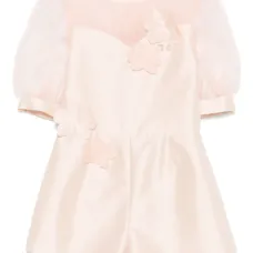 Ромпер с цветочной аппликацией Ромпер с цветочной аппликацией