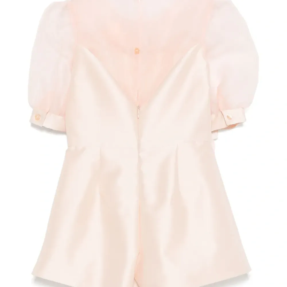 Ромпер с цветочной аппликацией