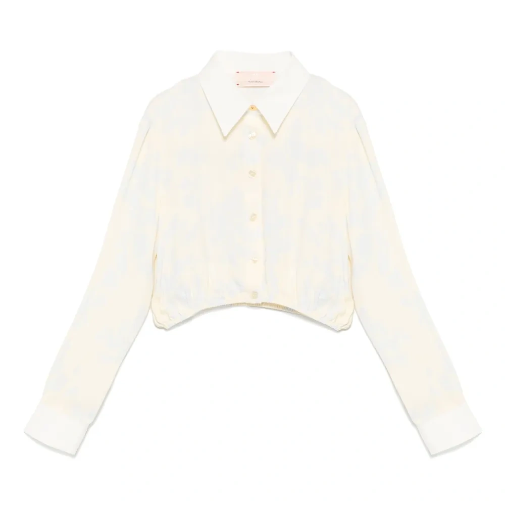 Блузка с цветочным принтом