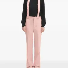 Шерстяные брюки с вышивкой