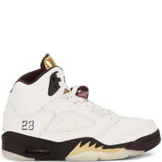 Кроссовки Air Jordan 5 Retro Earth/Metallic Gold/Sail/Muslin