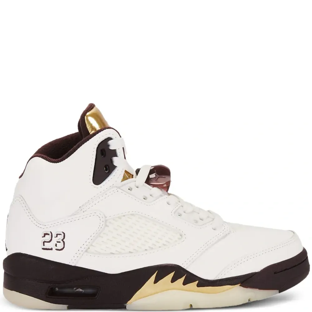 Кроссовки Air Jordan 5 Retro Earth/Metallic Gold/Sail/Muslin Кроссовки Air Jordan 5 Retro Earth/Metallic Gold/Sail/Muslin
