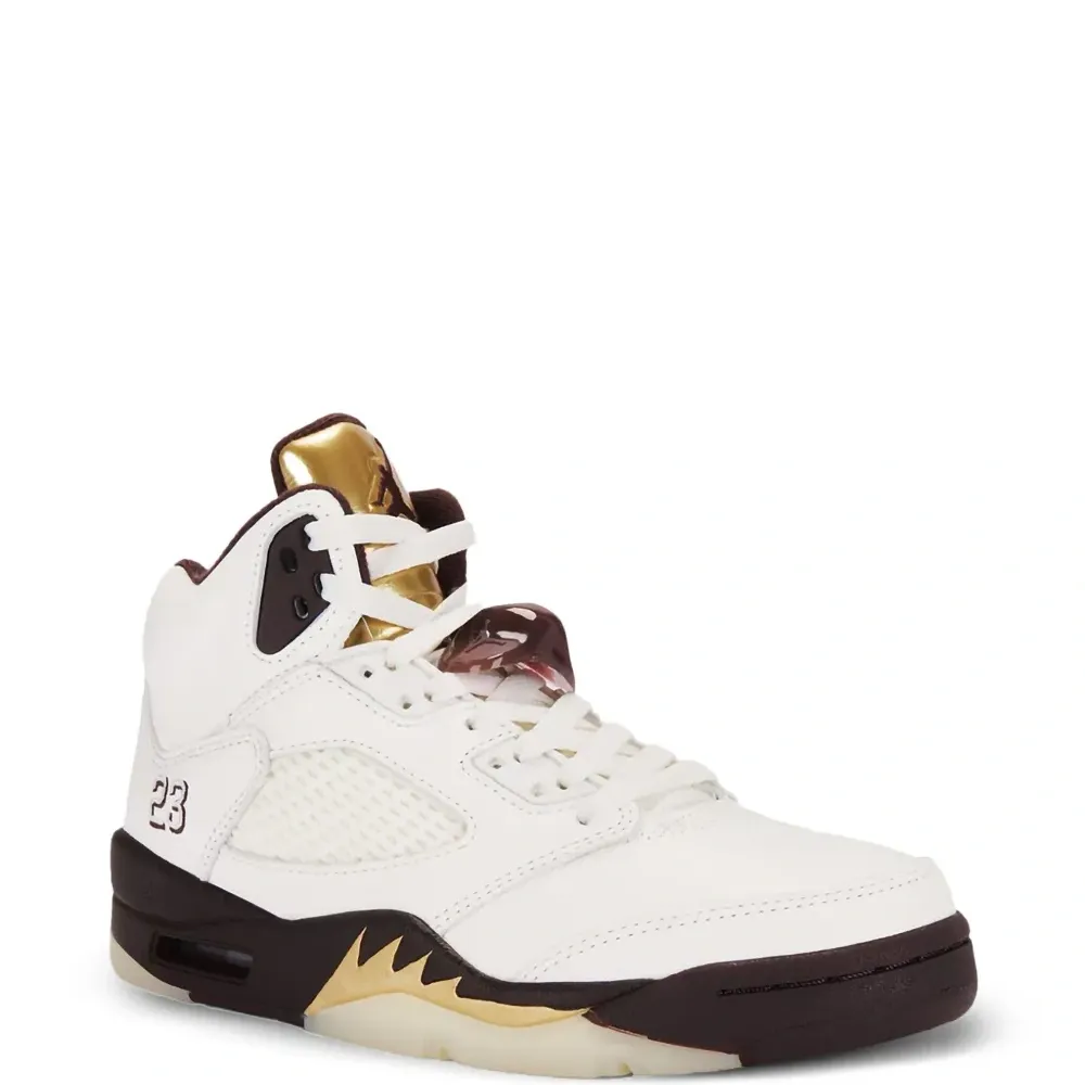 Кроссовки Air Jordan 5 Retro Earth/Metallic Gold/Sail/Muslin Кроссовки Air Jordan 5 Retro Earth/Metallic Gold/Sail/Muslin