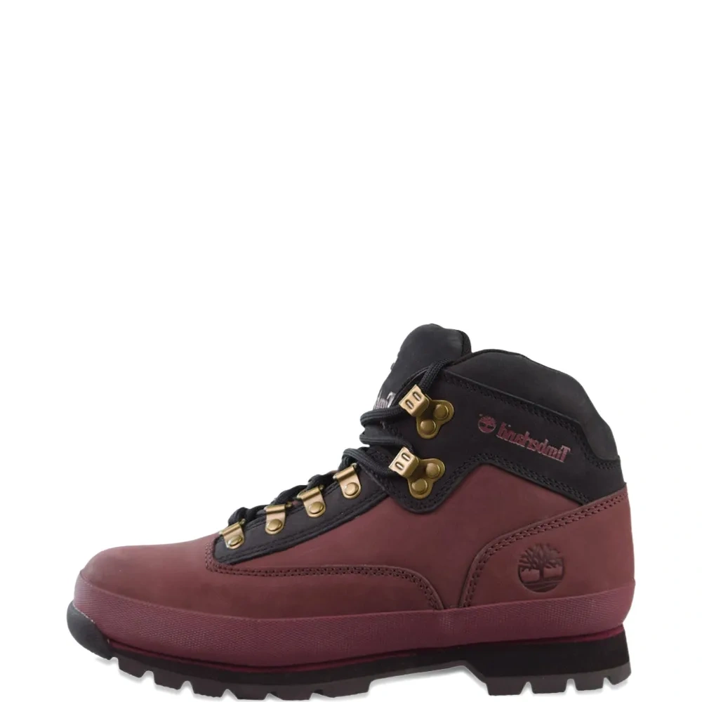 Кроссовки Euro Hiker Mid Burgundy/Nubuck Кроссовки Euro Hiker Mid Burgundy/Nubuck