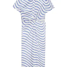 Платье макси с вырезом