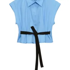 Блузка с поясом Блузка с поясом