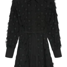 Платье-рубашка с завязками