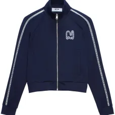 Толстовка с отделкой в полоску Толстовка с отделкой в полоску