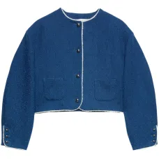 Куртка с контрастными вставками