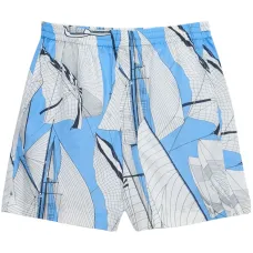 Шорты с абстрактным принтом