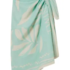 Юбка с запахом и принтом Юбка с запахом и принтом