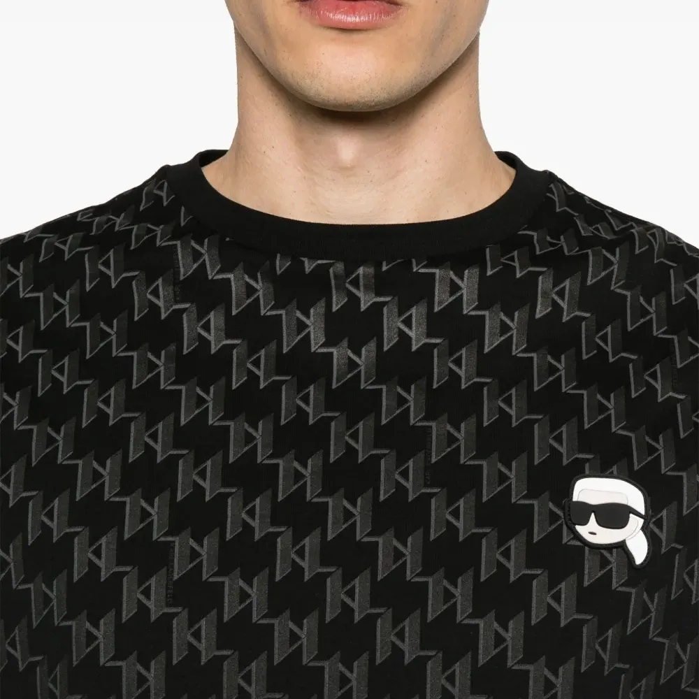 Футболка с монограммой KL