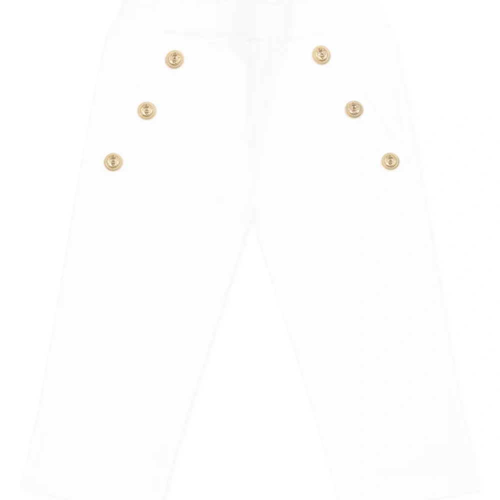 Брюки с гравированными пуговицами