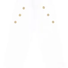 Брюки с гравированными пуговицами