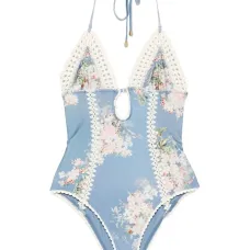 Купальник Cascadian с отделкой в технике кроше