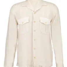 Рубашка с длинными рукавами и карманами