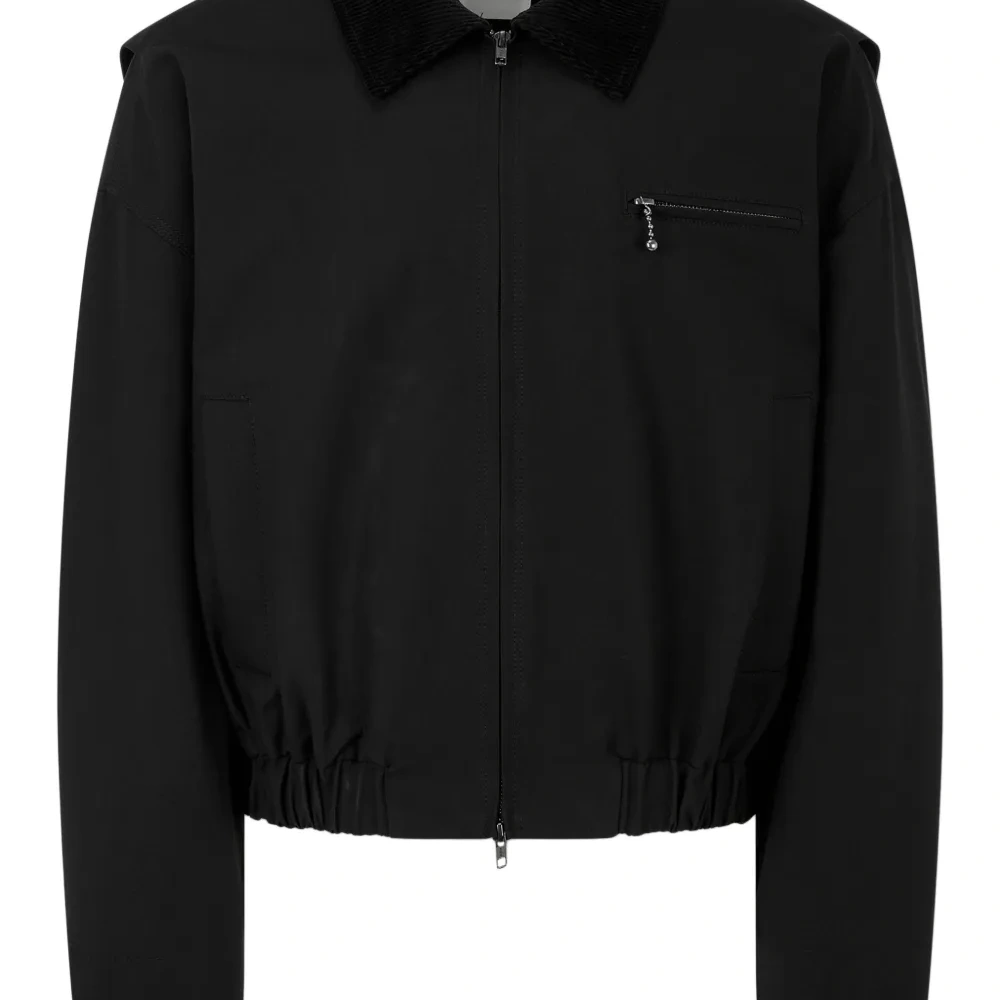 Куртка с вельветовым воротником