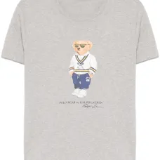 Футболка с принтом Polo Bear