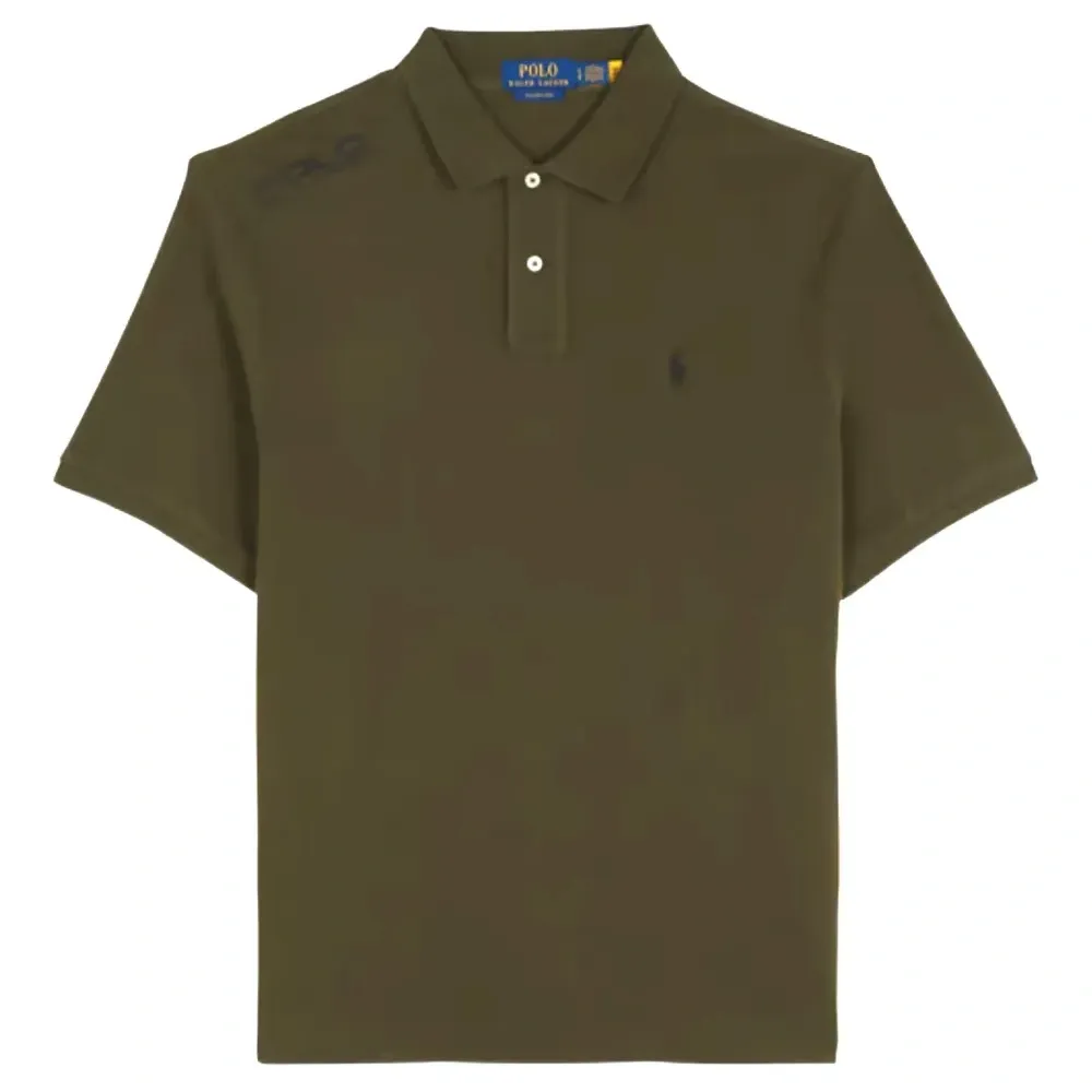 Поло с вышитым логотипом