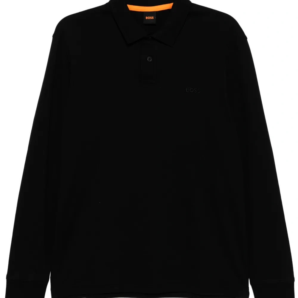 Рубашка поло с вышитым логотипом