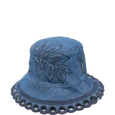 джинсовая панама с вышивкой джинсовая панама с вышивкой