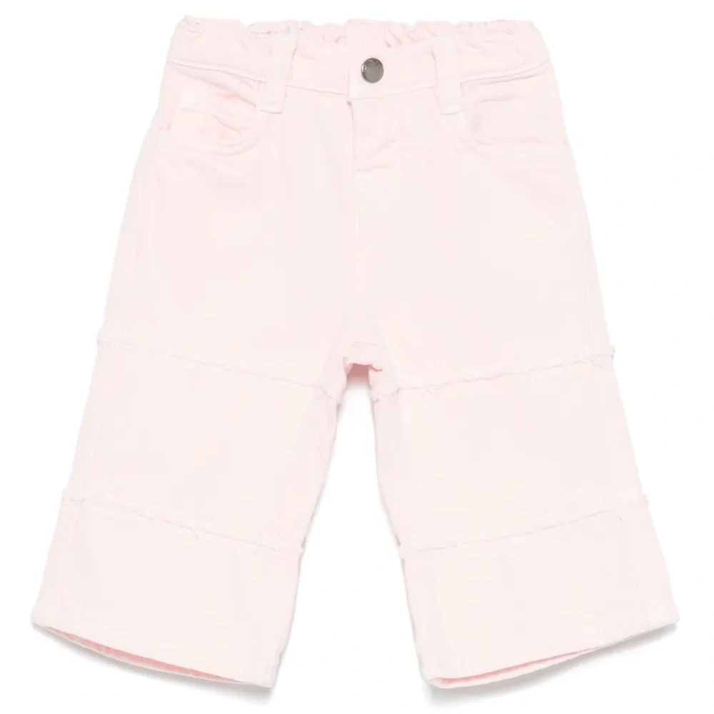 Джинсы с бахромой