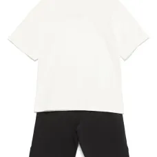 Комплект из топа и брюк с вышитым логотипом