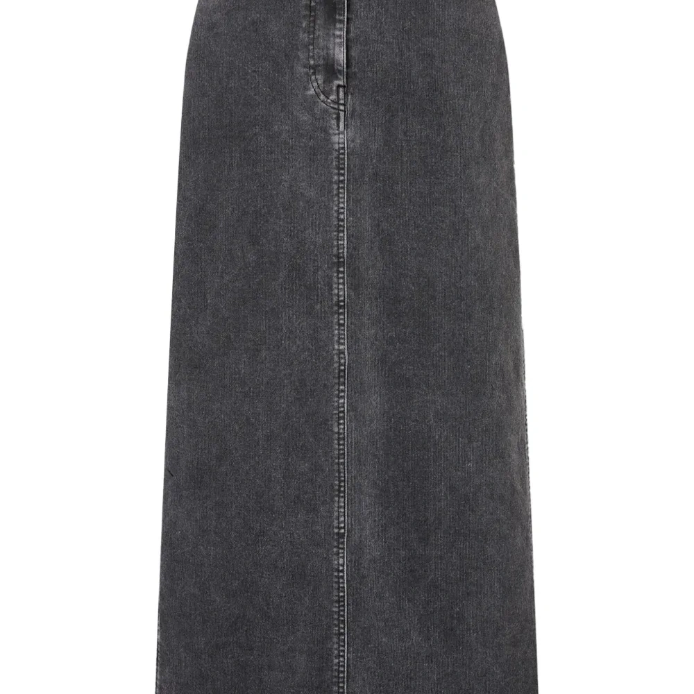 Вельветовая юбка макси