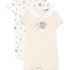 комплект из двух ромперов с графичным принтом