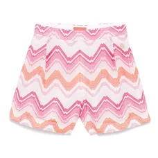 Шорты с узором зигзаг Шорты с узором зигзаг