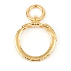 Кольцо из позолоченного серебра с гравировкой