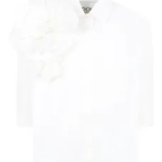 Рубашка с цветочной аппликацией Рубашка с цветочной аппликацией