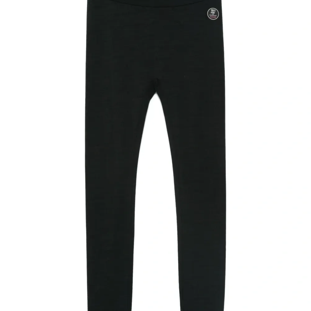 Легинсы с нашивкой-логотипом