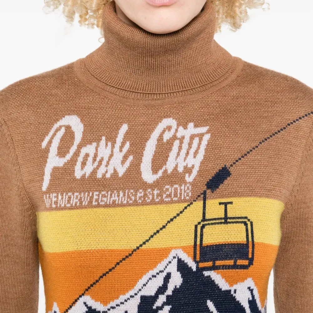 Свитер с принтом