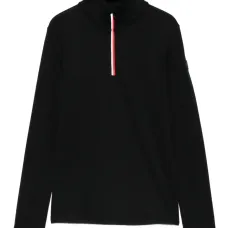 Спортивный топ на молнии с высоким воротником Спортивный топ на молнии с высоким воротником