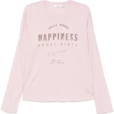 Футболка с длинными рукавами и надписью