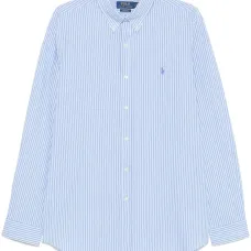 Рубашка в тонкую полоску