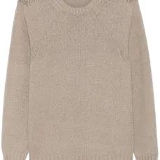 Свитер с круглым вырезом