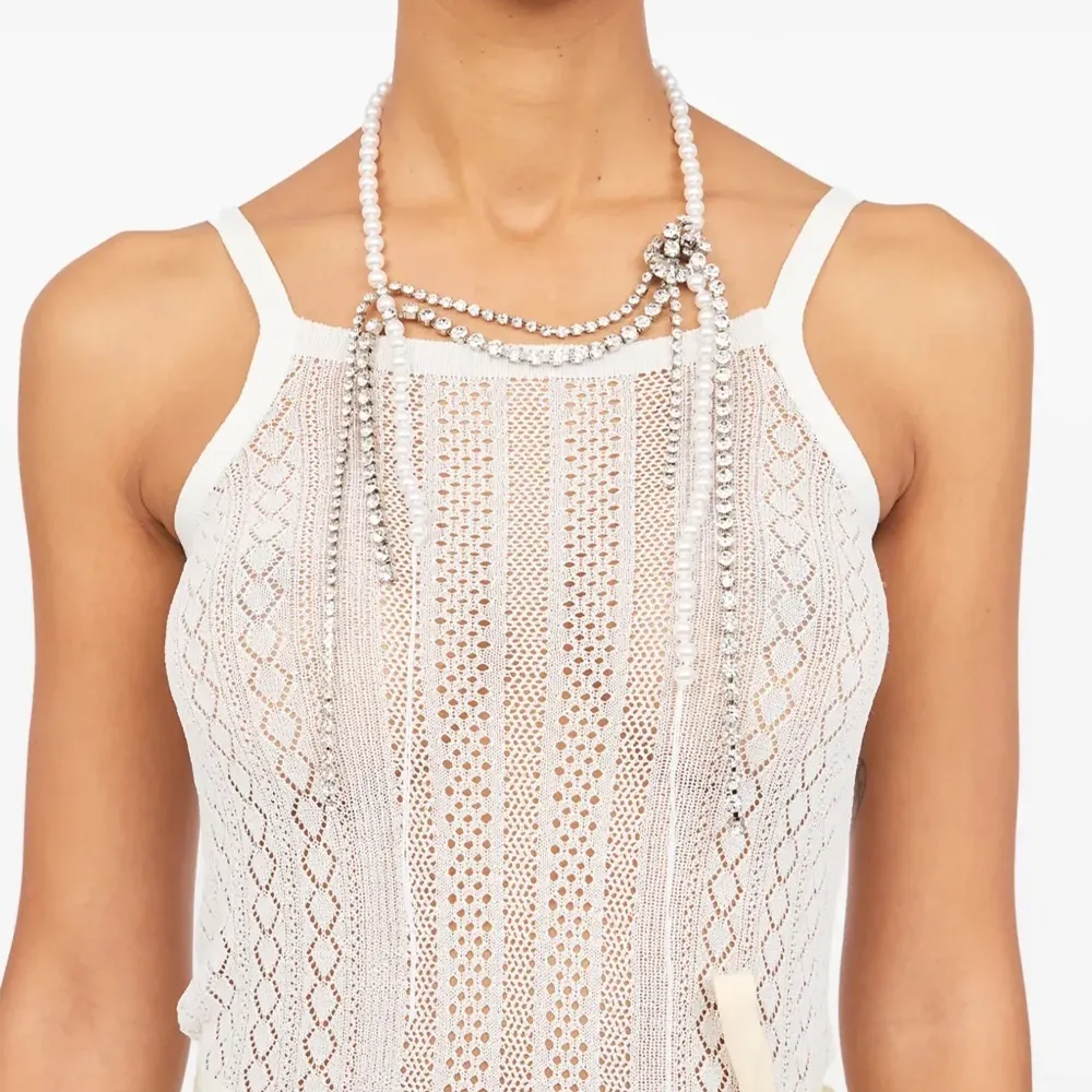 Колье с кристаллами