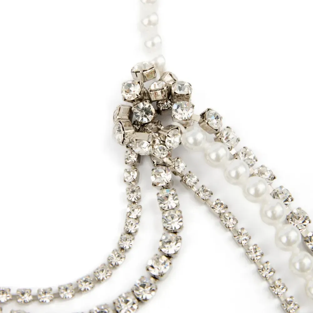 Колье с кристаллами