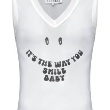 Топ с принтом