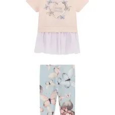 Комплект из топа и брюк с логотипом