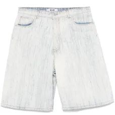 Джинсовые шорты-бермуды