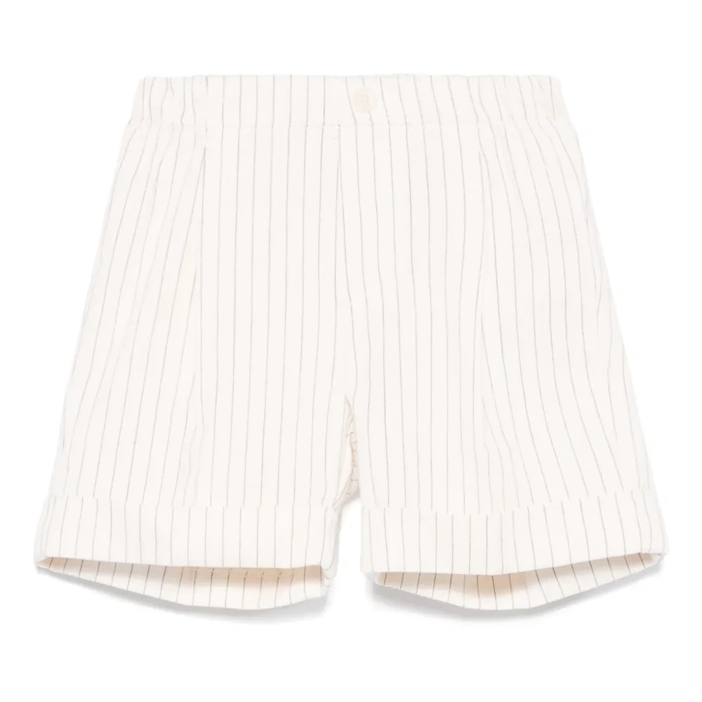 Шорты в тонкую полоску