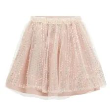 Пышная юбка с цветочной вышивкой