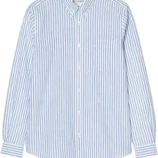 Полосатая рубашка на пуговицах