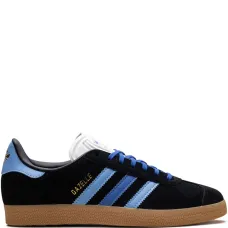 Кеды Gazelle Black/Light Blue